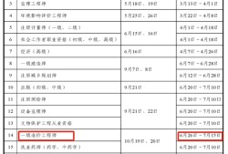 注冊造價工程師報名時間和考試時間注冊造價工程師報名網站