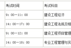 全國一級建造師報考科目國家一級建造師考試科目