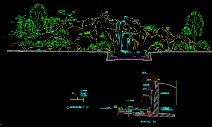 假山施工圖包括的內(nèi)容,假山施工圖  第1張