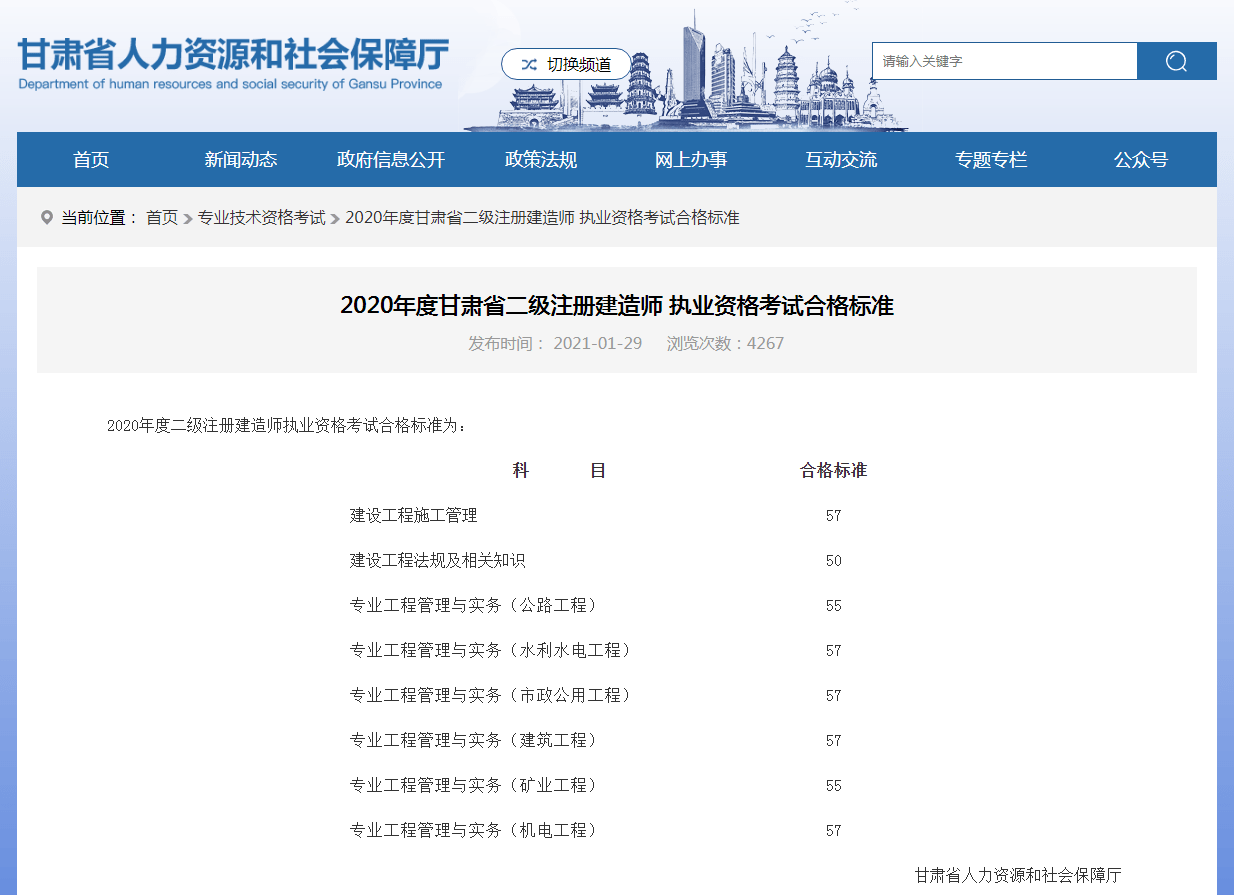 海南省二建考試成績查詢海南二級建造師成績查詢入口  第2張