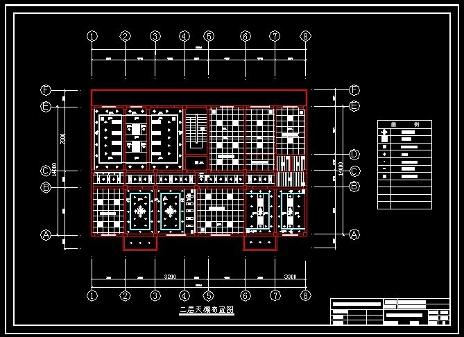 多功能廳裝修設計圖片多功能廳cad  第2張