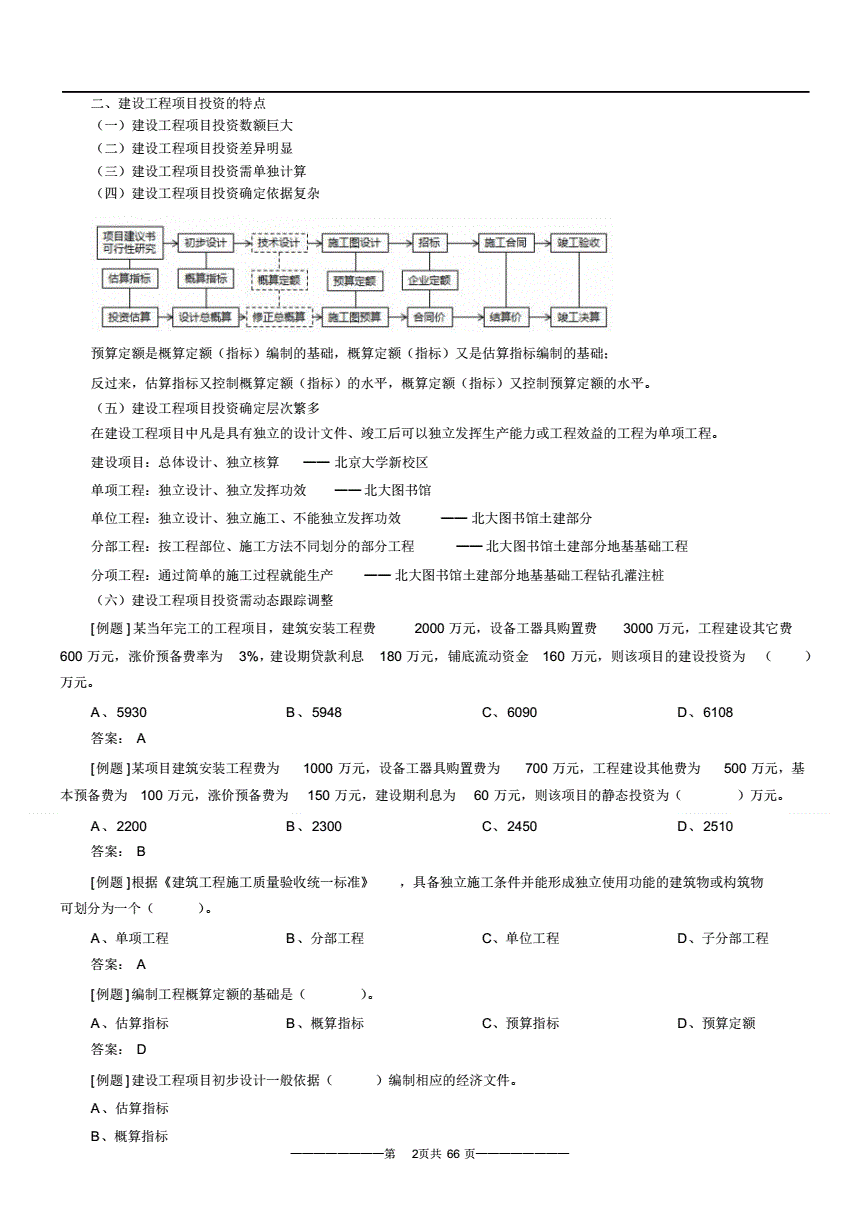 監理工程師投資控制試題監理工程師考試投資控制重點  第1張